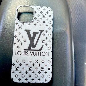 iPhone 13 Louis Vuitton case gray and black